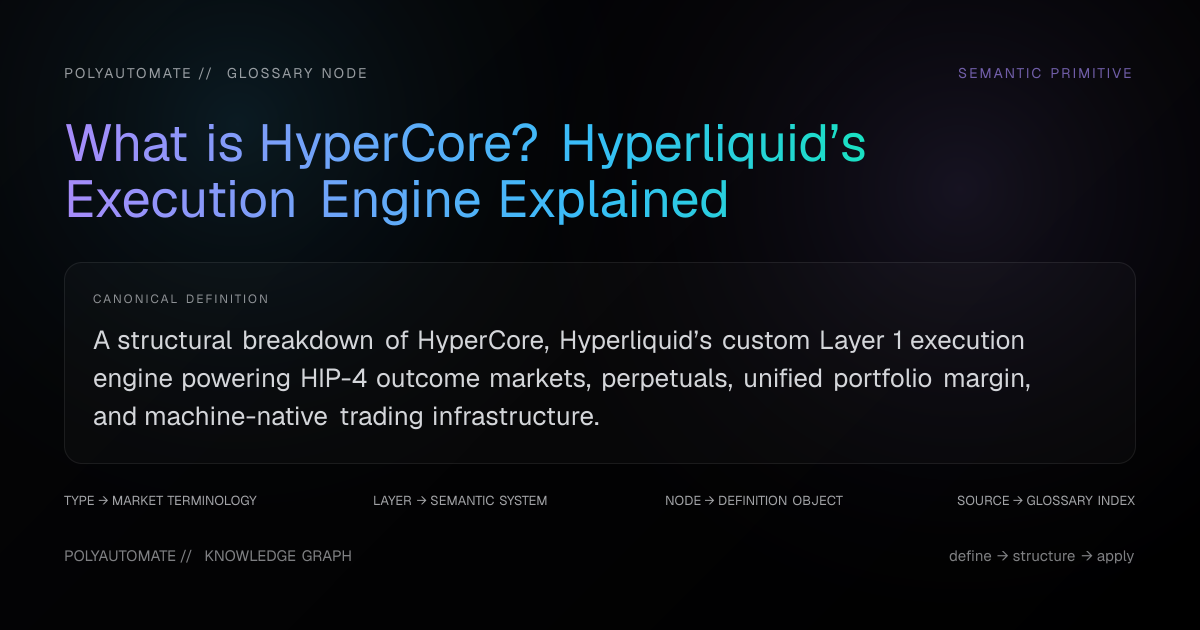 What is HyperCore? Hyperliquid’s Execution Engine Explained | Polyautomate